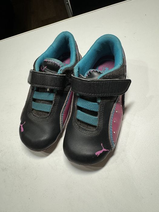 Кожаные кроссовки Puma для девочки
