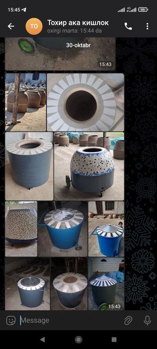 Ассалам алейкум хар хил размерда тандир ясаймиз ва установка киламиз