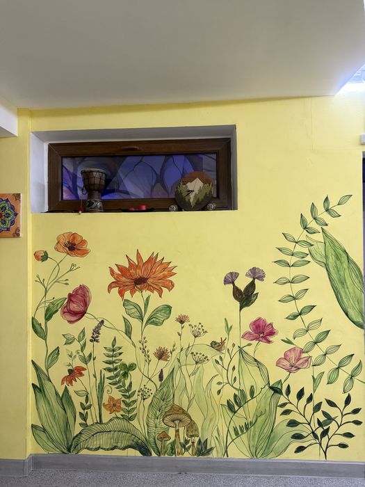 Роспись стен, рисунки на стене, декор стен