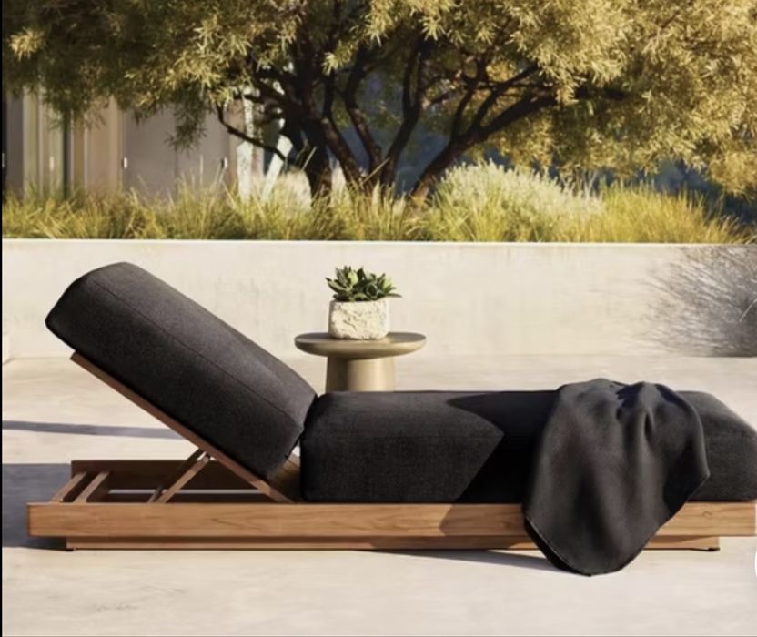 Sezlong piscina lemn