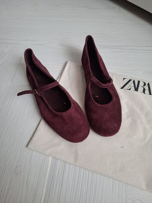 Balerini noi Zara ,piele naturala 37