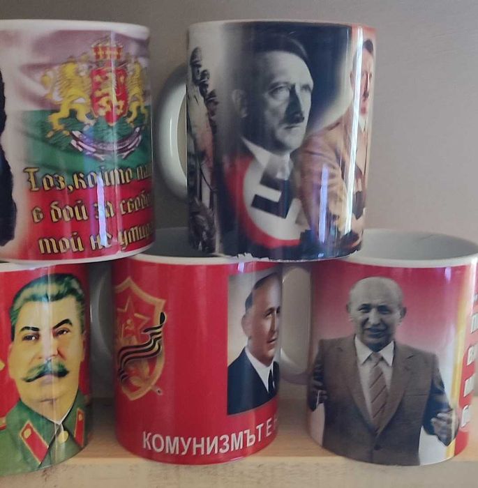 Чаши с лика на известни личности-10бр.