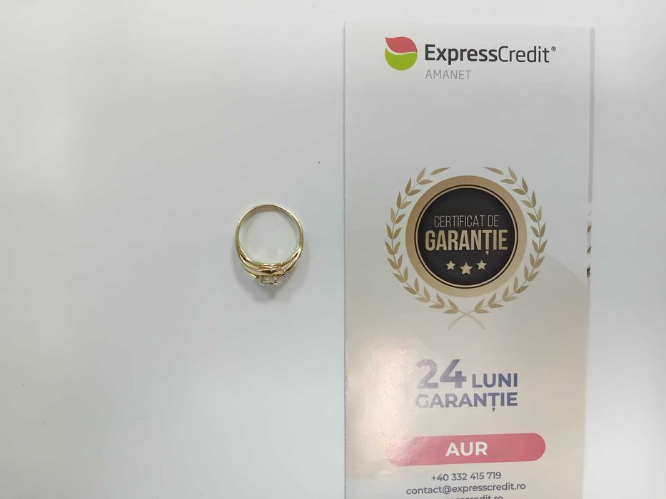 (Ag33) Inel Aur 14K Garantie 2 ani