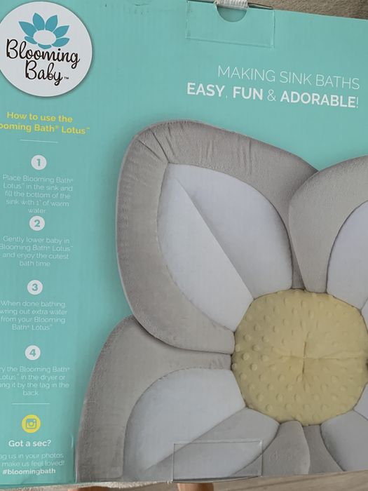 Saltea floare de baie/joaca bebe