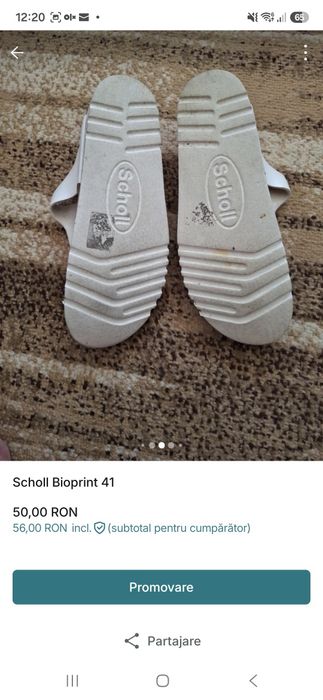 Șlapi Scholl Bioprint 41