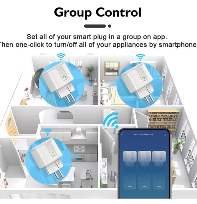 WiFi смарт контак  20A