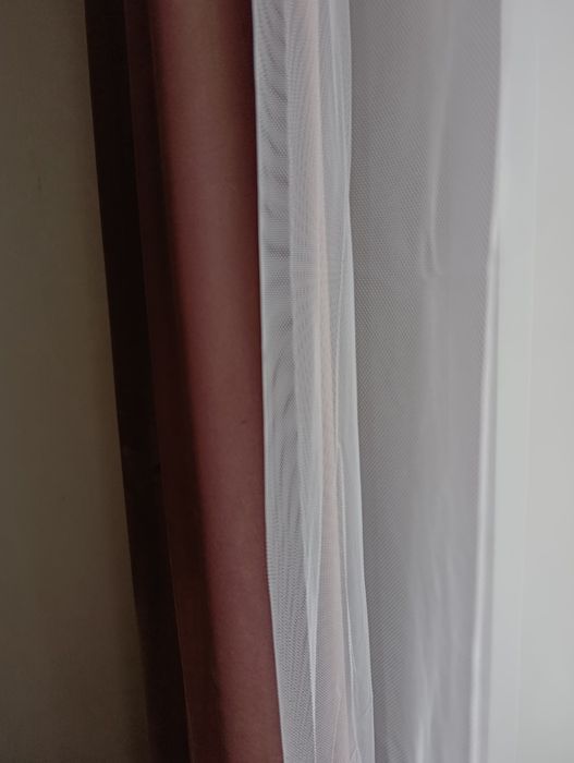 Бархатные шторы и тюль сетка