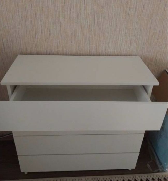 Комод 74x36x72 см, белый