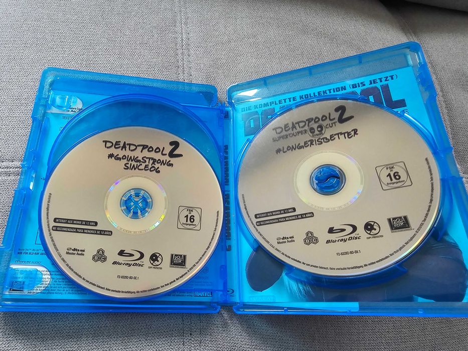 Deadpool 1 & 2 Blu-Ray