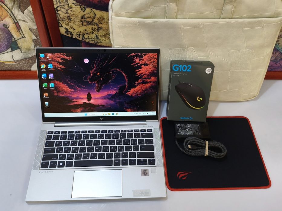 HP EliteBook Core i5-10 SSD512GB ОЗУ16ГБ Ультрабук Ноутбук для работы