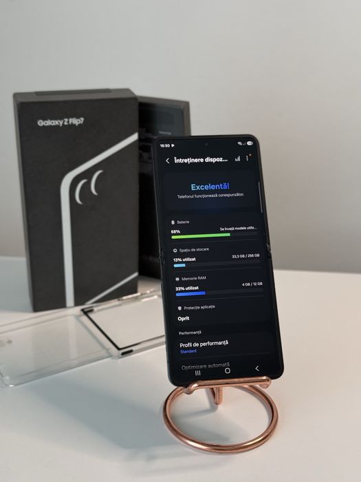 Samsung Galaxy Z Flip 7  97% full box + Garantie / Husa Samsung