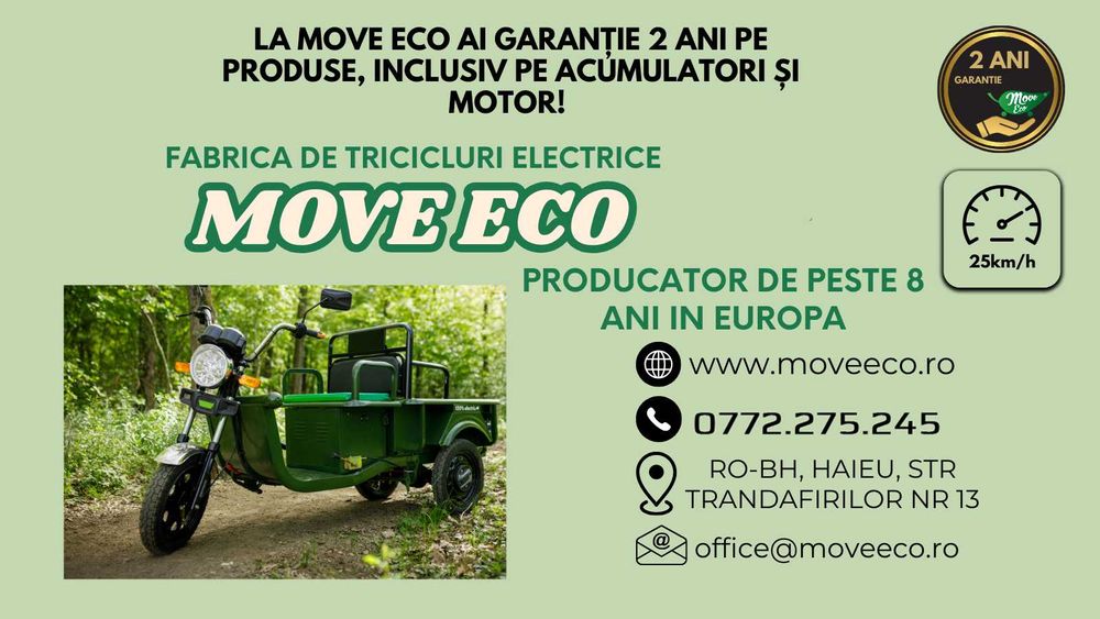 Tricicluri electrice | CARGO250-Reductor & Treapta de forta |