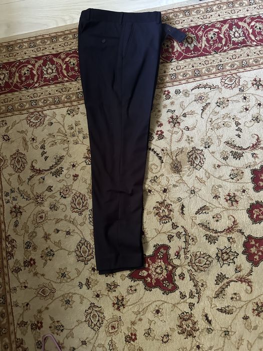 Костюм Тройка темно-синего цвета