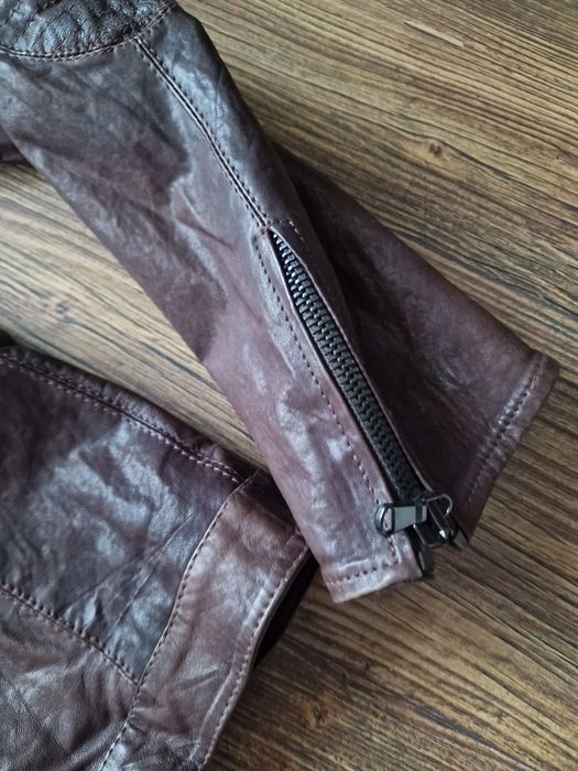 Страхотно мъжко кожено яке BLUPEL , естествена кожа,  размер 2XL