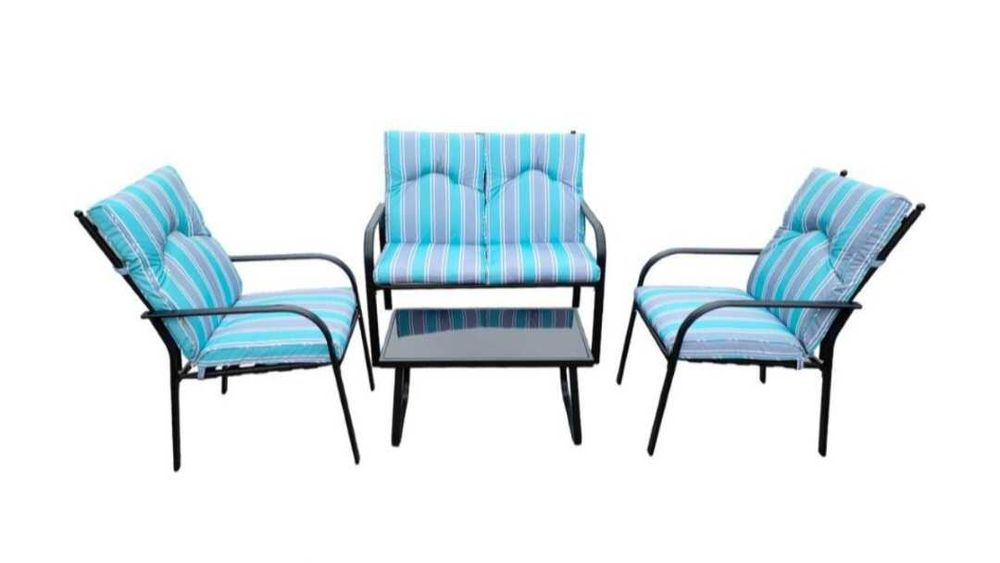 Продавам два градински стола с масичка!Нови!