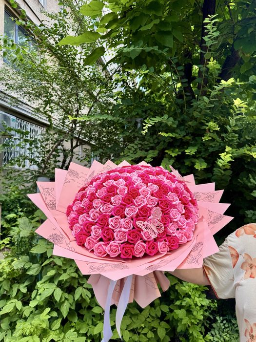 Super Ofertă! Buchet 101 Trandafiri Săpun 200 Lei / Livrare Toată Țara