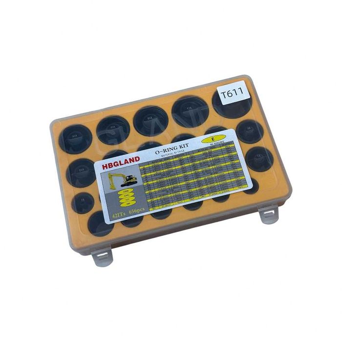 Комплект О-пръстени 656 бр – NBR 90 Shore, тип E