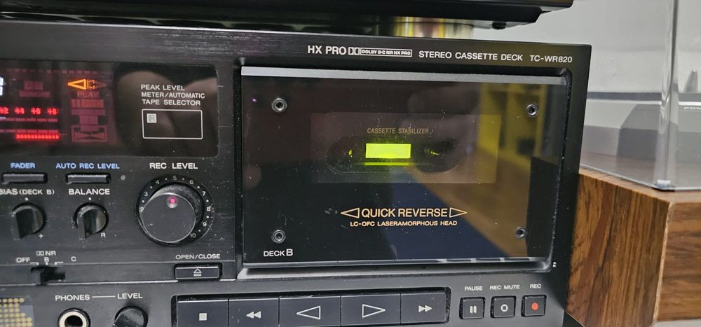 Casetofon Deck Sony TC-WR 820/Telecomanda, Deck Sony TC-FX 705