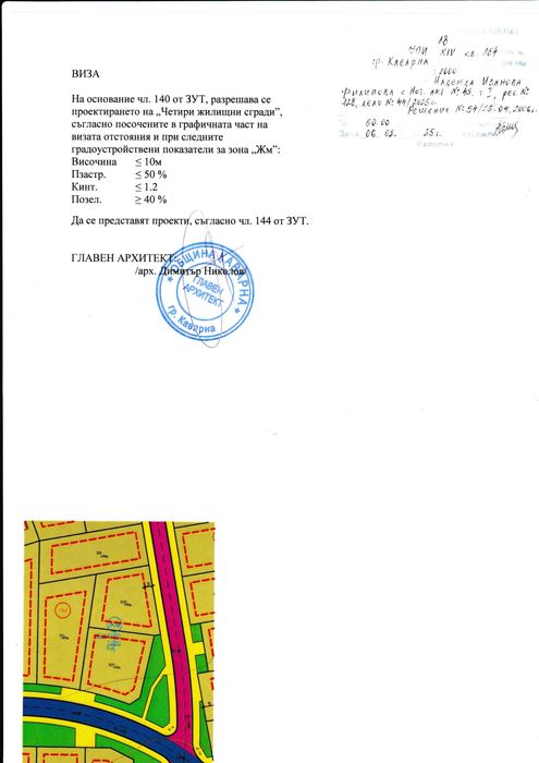 Парцел с разрешително за строеж