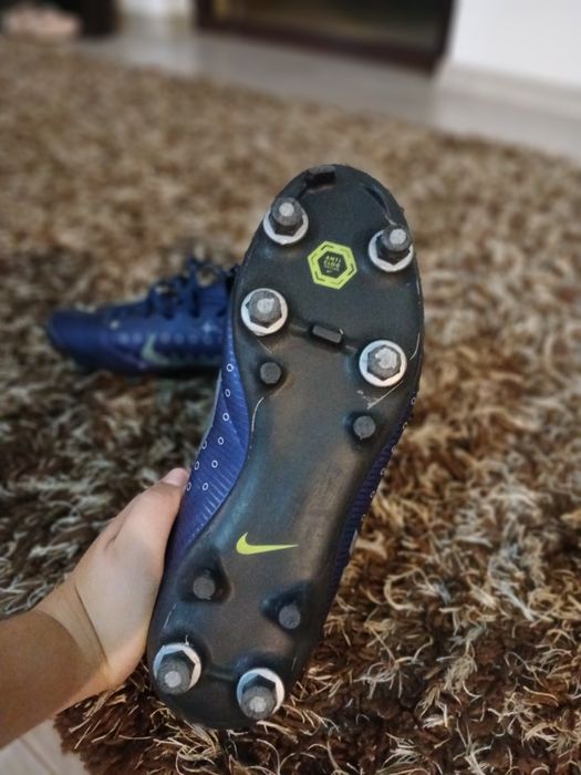 Ghete Fotbal Nike Mercurial Vapor 13 Elite FG Albastre-Neon Mărimea 41