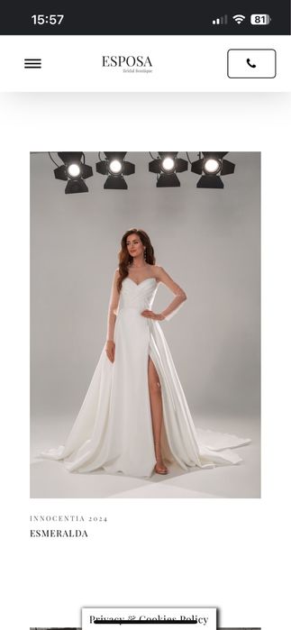 Rochie de mireasa Innocentia - Esmeralda