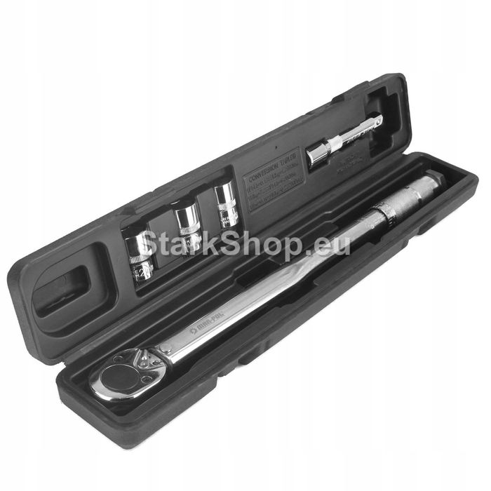 Динамометричен ключ 1/2″ 28 – 210 Nm + комплект вложки