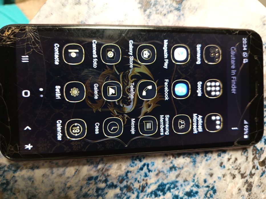 Samsung  j4+ , touchscreen fisurat