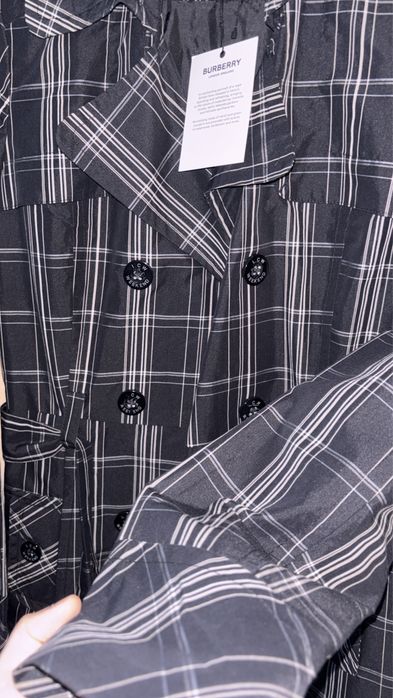 Trench coat jacheta pardesiu Burberry negru NOU