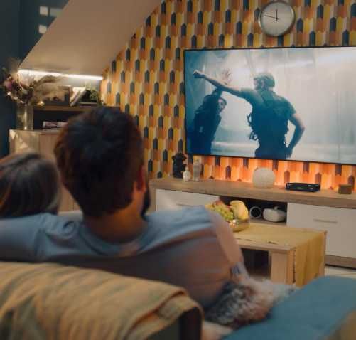 ТВ декодер METRONIC 441701, TNT декодер 4K Ultra HD UHD-S1 с USB порт