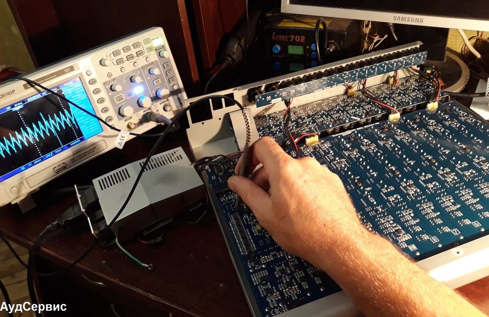 Ремонт микшер ва усилитель
