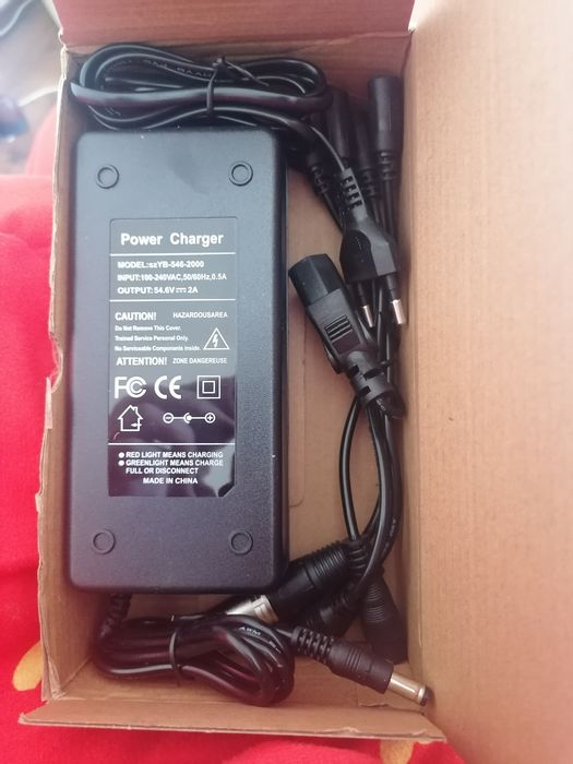 Incarcator  54.6 sau 53.6 v pt litiu bike scooter mx01 mx02s mx03  mx20 pitesti sau curier
