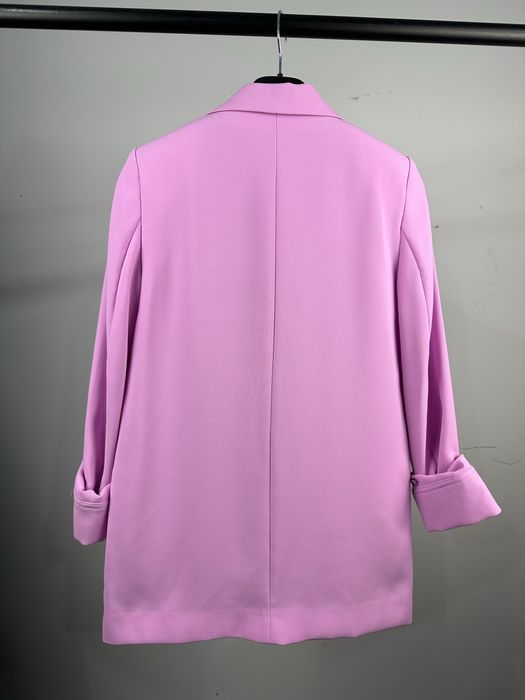 MANGO дамско розово сако тип блейзър