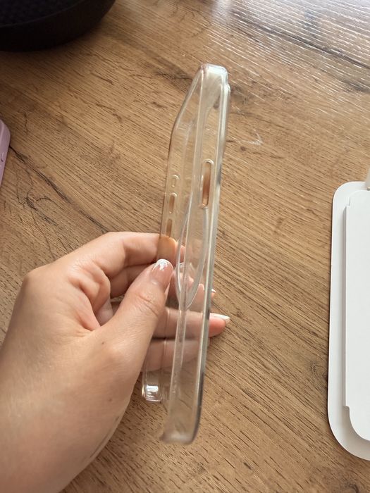 Чехол для Iphone 15 Pro MagSafe прозрачный, оригинал Apple