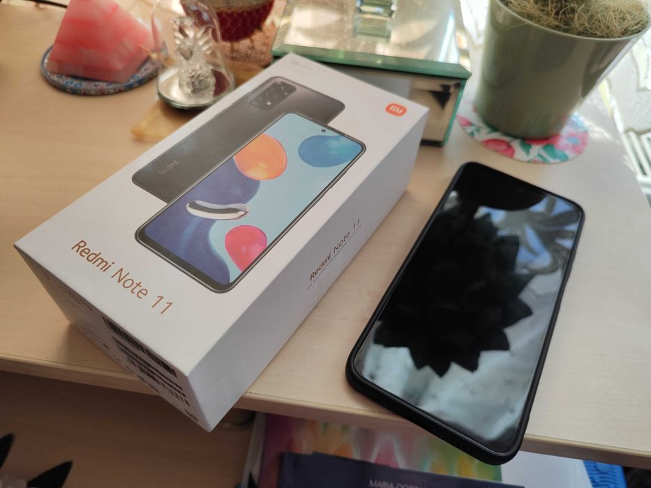 Redmi Note 11 - 6 GB Ram, 128 GB stocare, NFC, Dual Sim + 3 huse Noi!