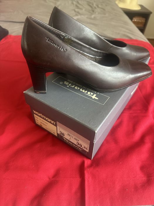 Pantofi piele, imblaniti