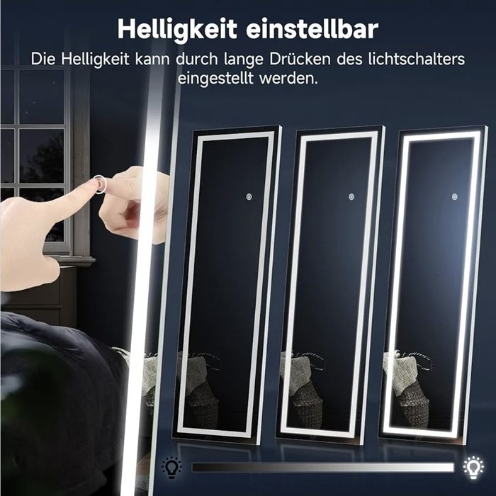 Oglinda full led verticală