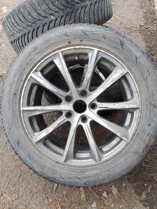 Продам 3 диска с шинами Гудиер r17, 225/55, 3 диска