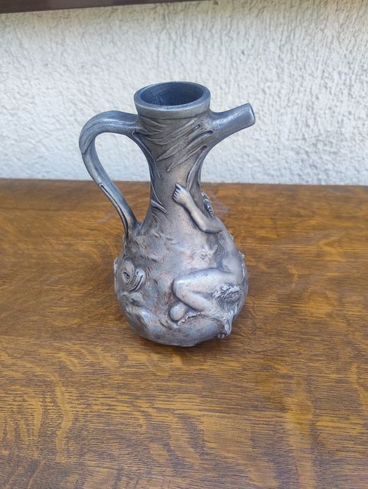 De vânzare carafa/vaza veche Art Nouveau semnata Gravier