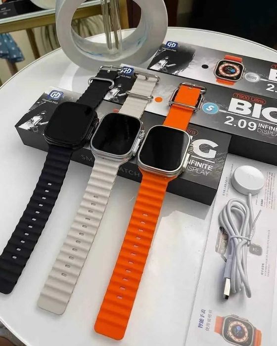 Смарт часовник T900 Ultra, Series 8,Touch Screen, Пулс,Кръвно налягане