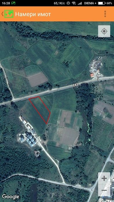 Парцел до Плевен на околовръстен път София - Русе