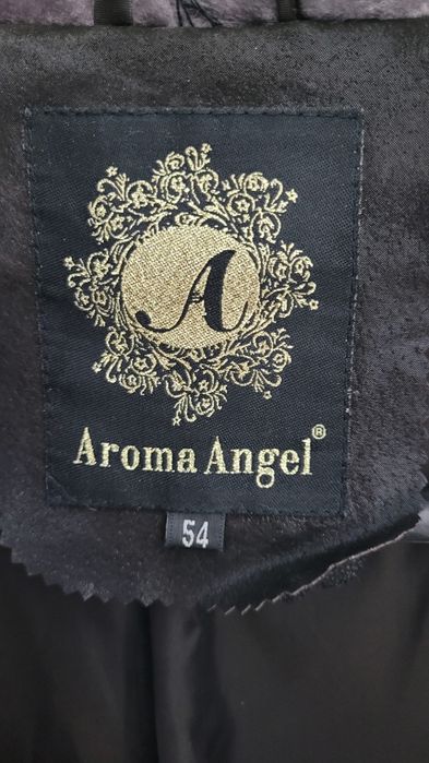 Шуба мутон воротник норка