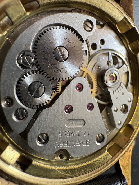 Ceas Dugena mecanic placat aur cal.1144