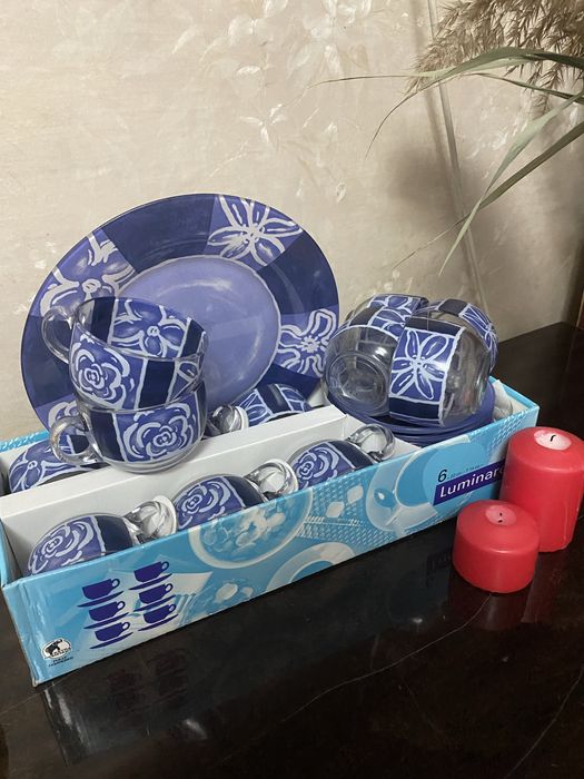 Французкий Чайный сервиз на 12 персон Luminarc