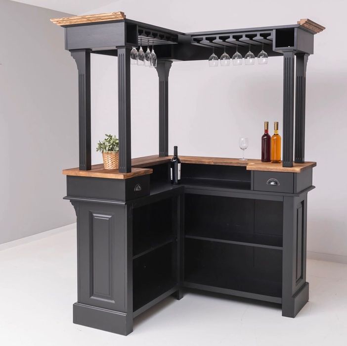 Corp mobilier bar in forma de L