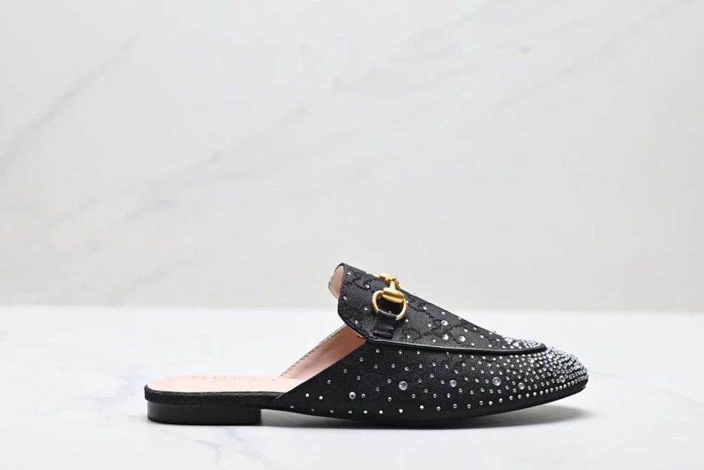 GG Princetown Crystal - Black