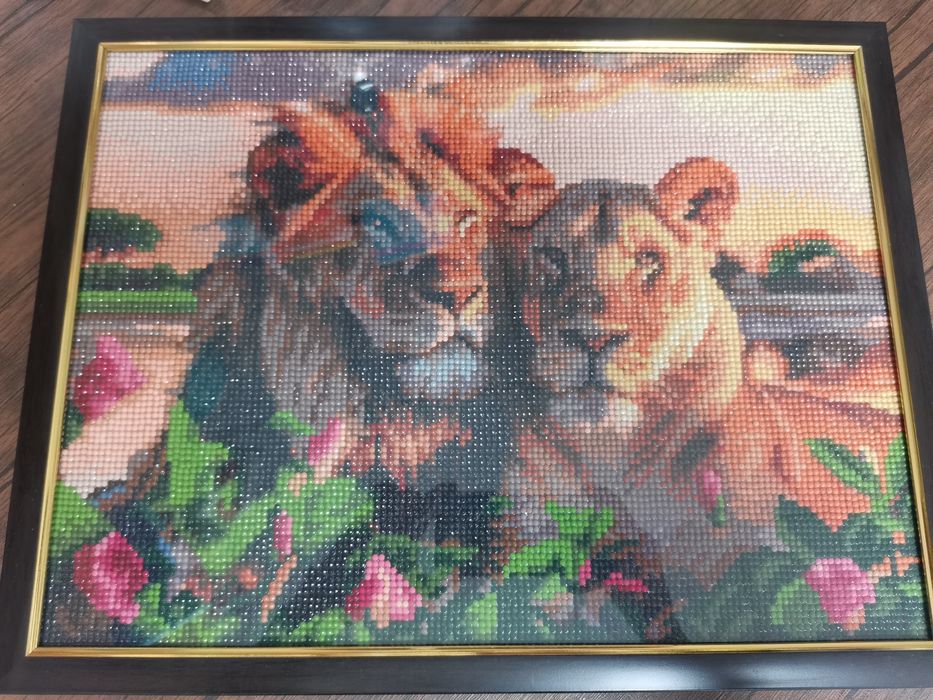 Диамантени гоблени животни