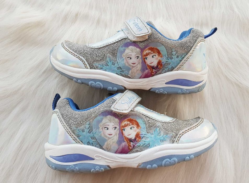 Детски маратонки на Disney Елза и Ана №24 - светещи