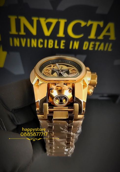 часовник INVICTA Bolt Zeus Gold Star Wars Edition 52 mm, Инвикта нов