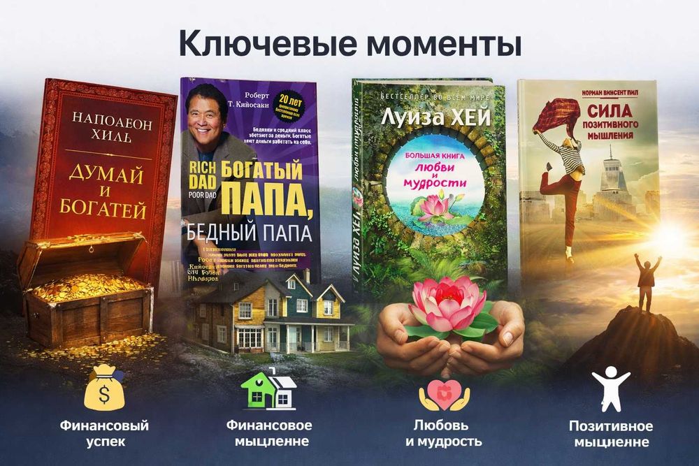 Любителям книг продам 4 книги за 150 000