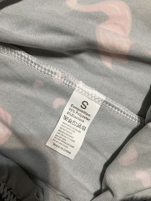 Pijama cu imprime flamingo
